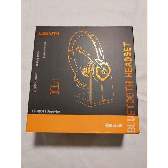 LEVN Wireless Headset with Mic - Picture 1 of 8